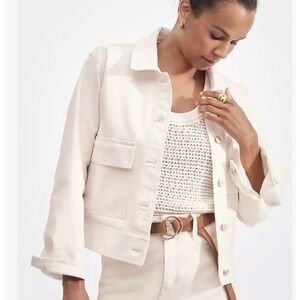 Ann Taylor | Jackets & Coats | Nwot Ann Taylor Quilted Denim